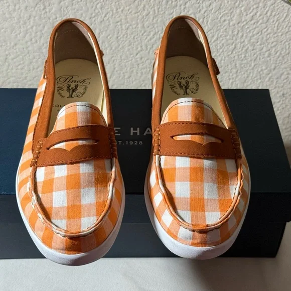 Cole Haan Women’s Pinch Weekend Checkered Loafers - Picture 1 of 9